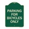 Signmission Parking for Bicycles Only Heavy-Gauge Aluminum Architectural Sign, 24" x 18", G-1824-23447 A-DES-G-1824-23447 - alternate 1